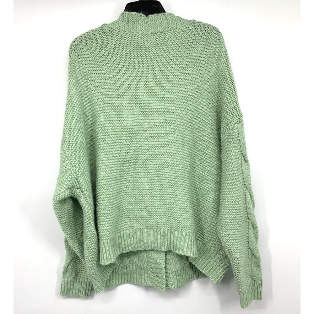 a.n.a Cardigan Green Button Down V Neck Long Sleeve NWT - Picture 7 of 9